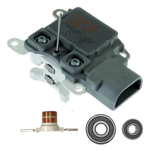 For New Alternator kit 6 Ford Mercury Mazda Lincoln Regulator Brushes Bearings