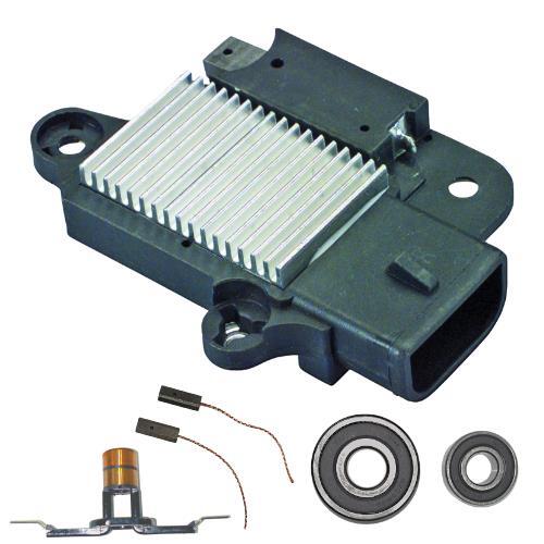 For New Alternator kit 6 Mercury Lincoln Ford Regulator Brushes Bearings Slip