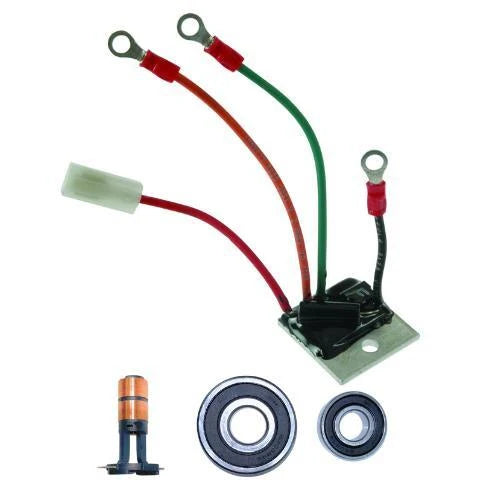For New Alternator kit 6 Chrysler Dodge Plymouth Regulator Bearings Sling Ring