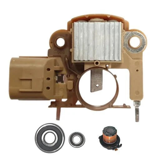 For New Alternator kit 6 Ford Mercury Regulator Brush Holder Bearings Slip Ring