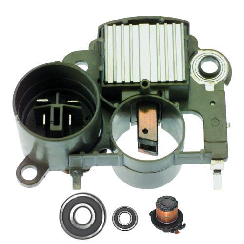 For New Alternator kit 6 Honda Regulator Brush Holder Bearings Slip Ring