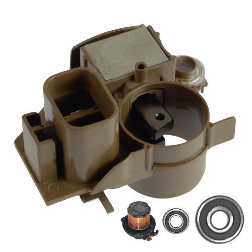 For New Alternator kit 6 Nissan Regulator Brush Holder Bearings Slip Ring