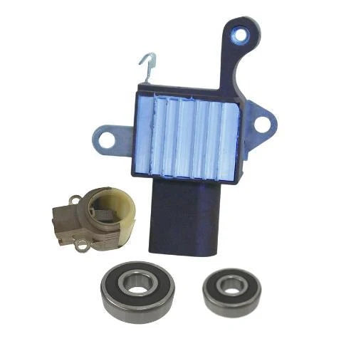For New Alternator kit 3 Ford Regulator Brush Holder/Brushes Bearings