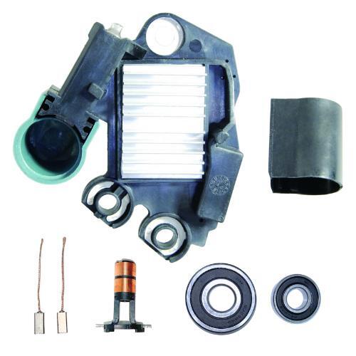 For New Alternator kit 6 Valeo Audi Mercedes Regulator Brushes Bearing Slip ring