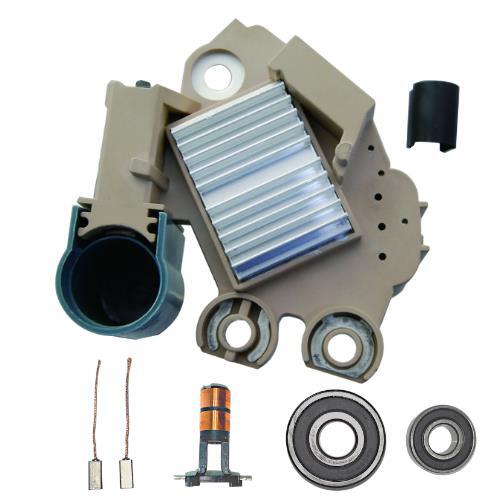 For New Alternator kit 6 Kia Hyundai Regulator Brushes Bearings Slip Ring