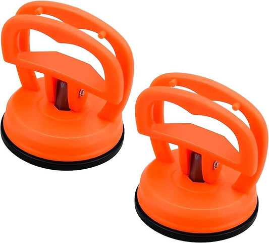 2X Heavy Duty Suction Cup Car Dent Remover Puller Car Rubber Pad Lifter Orange