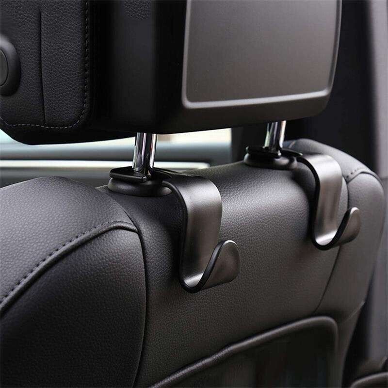 4 Packs Car Seat Front Back Headrest Hooks Truck for Coat Purse Bag Free Gift