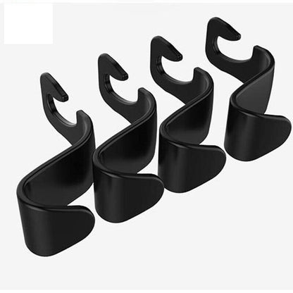 4 Packs Car Seat Front Back Headrest Hooks Truck for Coat Purse Bag Free Gift