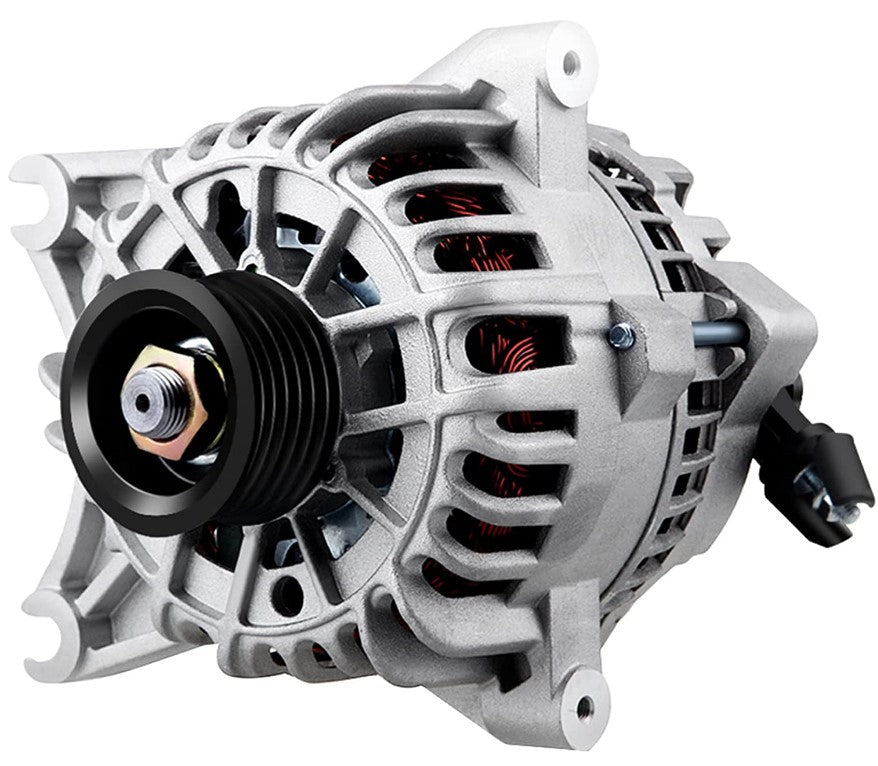 SB Parts New Alternator Compatible with Ford F-150 Heritage, F-350 2004, Lobo 04-2007 (4.6L 5.4) Compatible with Lincoln Mark LT 2006-2008 5.4L (105Amp)