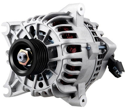 SB Parts New Alternator Compatible with Ford F-150 Heritage, F-350 2004, Lobo 04-2007 (4.6L 5.4) Compatible with Lincoln Mark LT 2006-2008 5.4L (105Amp)
