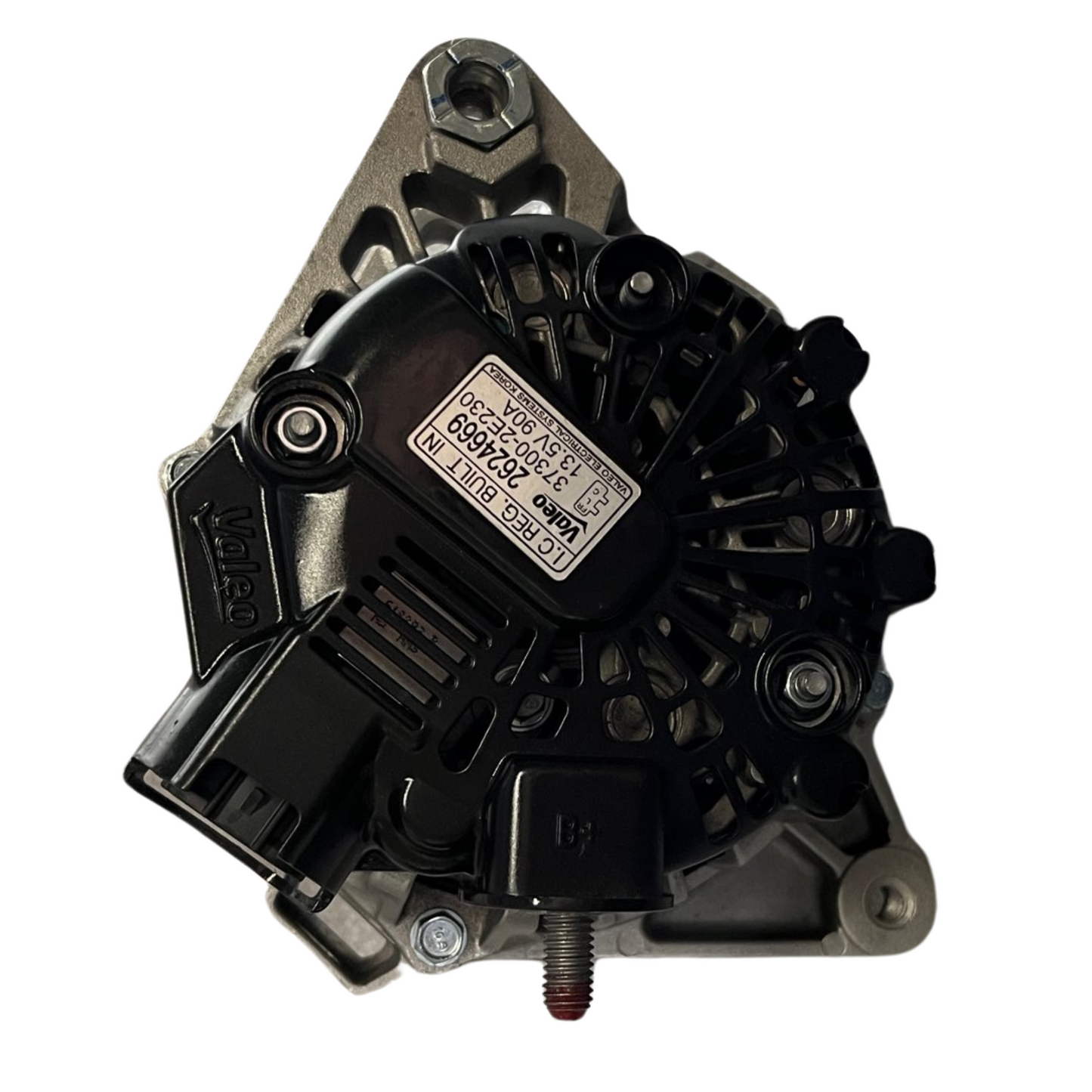 SB Parts OEM Alternator Compatible with Kia Forte, Forte5 2017-2018 2.0L (90 Amp. with Clutch Pulley)