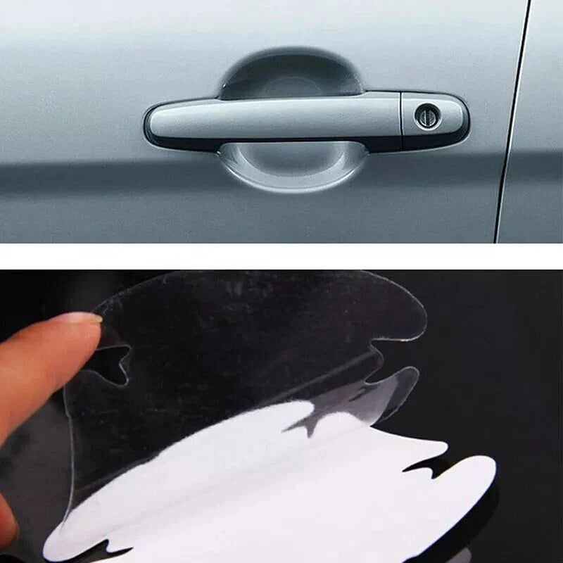 4x Clear Car Door Handle Stickers Anti-Scratch Protector Film Car Accessories