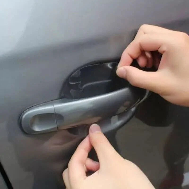 4x Clear Car Door Handle Stickers Anti-Scratch Protector Film Car Accessories