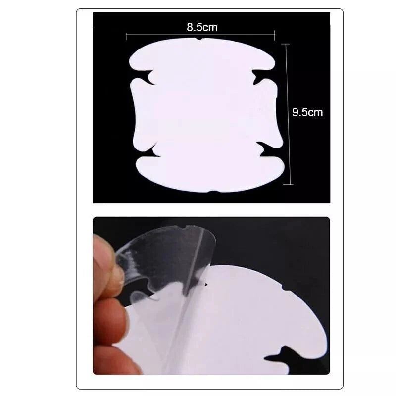 4x Clear Car Door Handle Stickers Anti-Scratch Protector Film Car Accessories