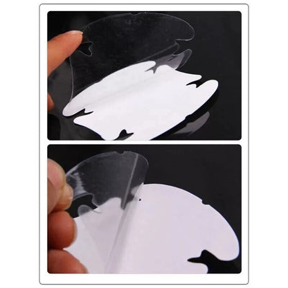 4x Clear Car Door Handle Stickers Anti-Scratch Protector Film Car Accessories