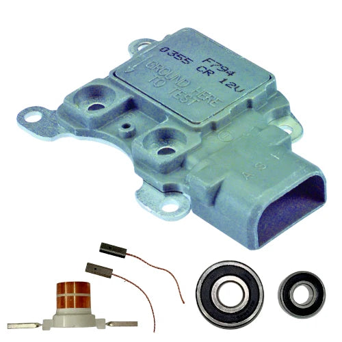 For New Alternator kit 6 Ford Lincoln Mazda Mercury Regulator Brushes Bearings