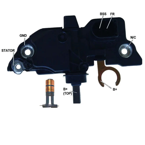 Fits New Alternator kit 7 Mercedes-Benz Regulator Slip Ring