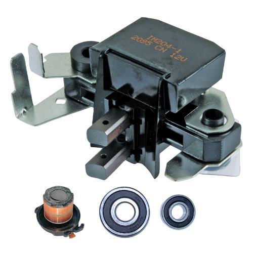 For New Alternator kit 6 Chrysler Dodge Ford Regulator Brush Bearings Slip