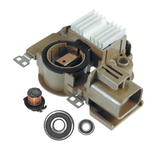 For New Alternator kit 6 Infiniti Nissan Regulator Brushes Bearings Slip Ring