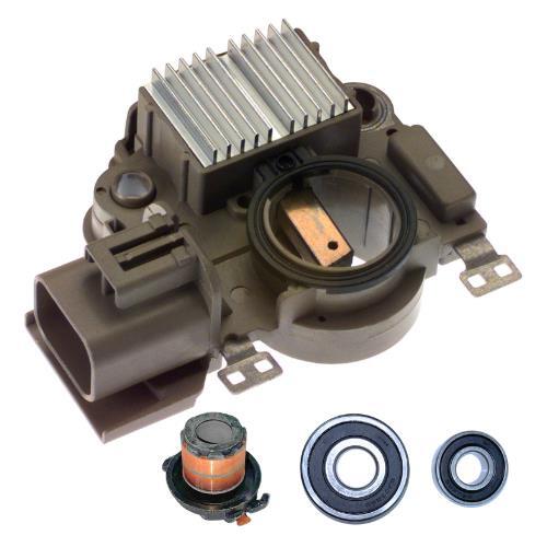For New Alternator kit 6 Kia Mazda Regulator Brush Bearings Slip Ring
