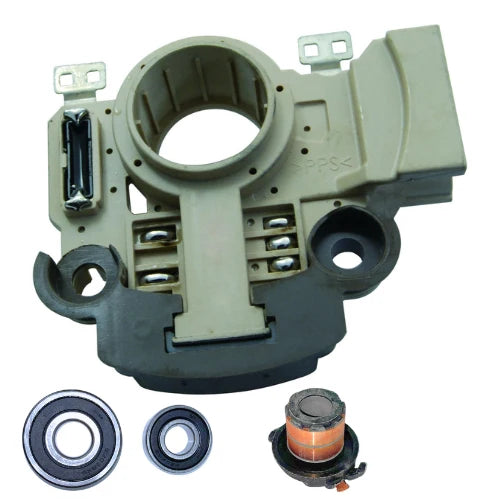 For New Alternator kit 6 Nissan Regulator Brush Bearings Slip Ring