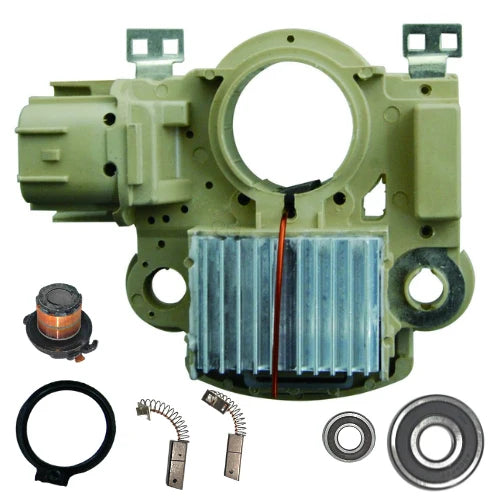 For New Alternator kit 6 Honda Regulator Brush Holder Bearings Slip Ring