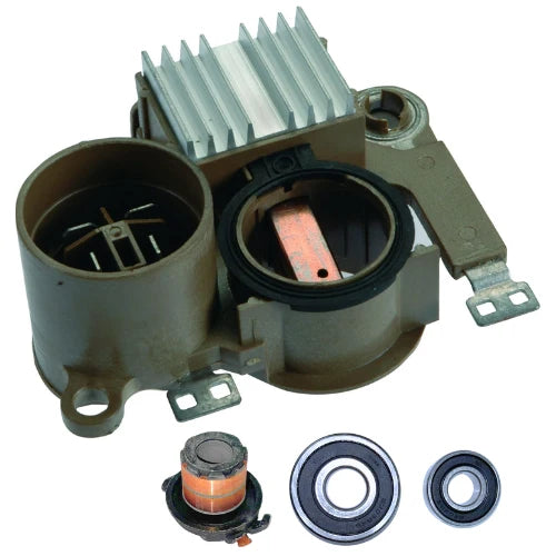 For New Alternator kit 6 Honda Regulator Brush Bearings Slip Ring