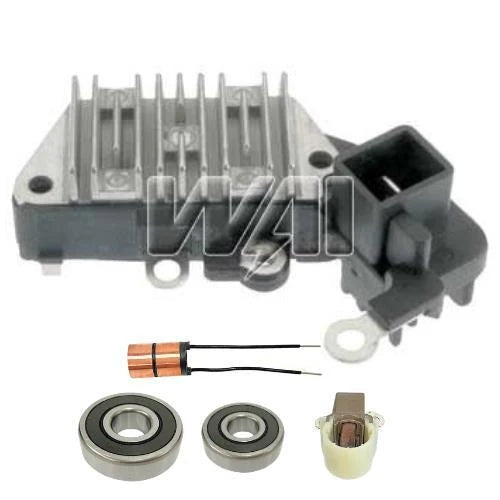 For New Alternator kit 6 Volvo Regulator Brush Holder Bearings Slip Ring