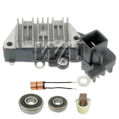 For New Alternator kit 6 Volvo Regulator Brush Holder Bearings Slip Ring