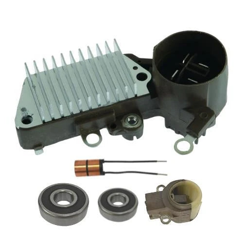 For New Alternator kit 6 Acura Honda Sterling Regulator Brush Holder Bearings