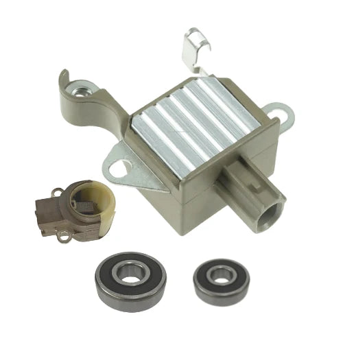 For New Alternator kit 3 Acura Honda Regulator Brush Holder/Brushes Bearings