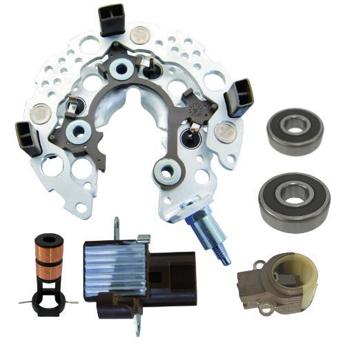 Fits New Alternator kit 7 Ford Mercury Regulator Bearings Slip Ring Rectifier