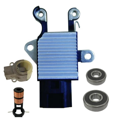 For New Alternator kit 6 Volvo Regulator Brush Holder Bearings Slip Ring