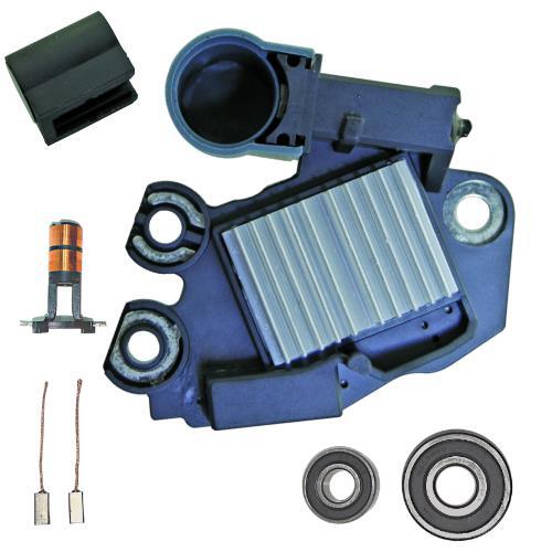 For New Alternator kit 6 Mercedes-Benz Regulator Brushes Bearings Slip Ring